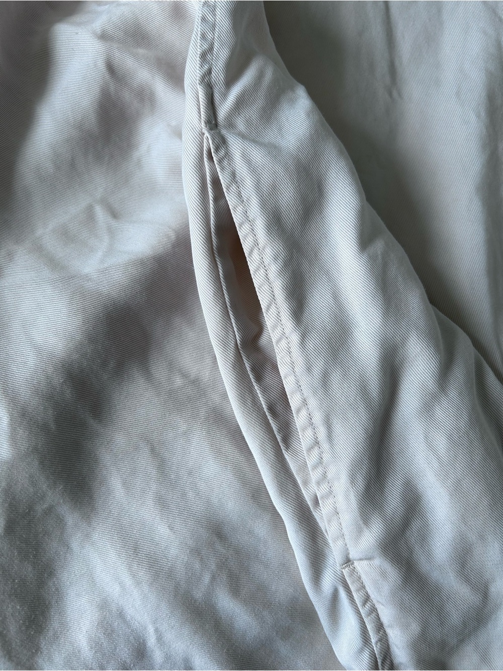 COS Oversized Tunic Dress Twill Lyocell Ivory - Picture 4 of 6
